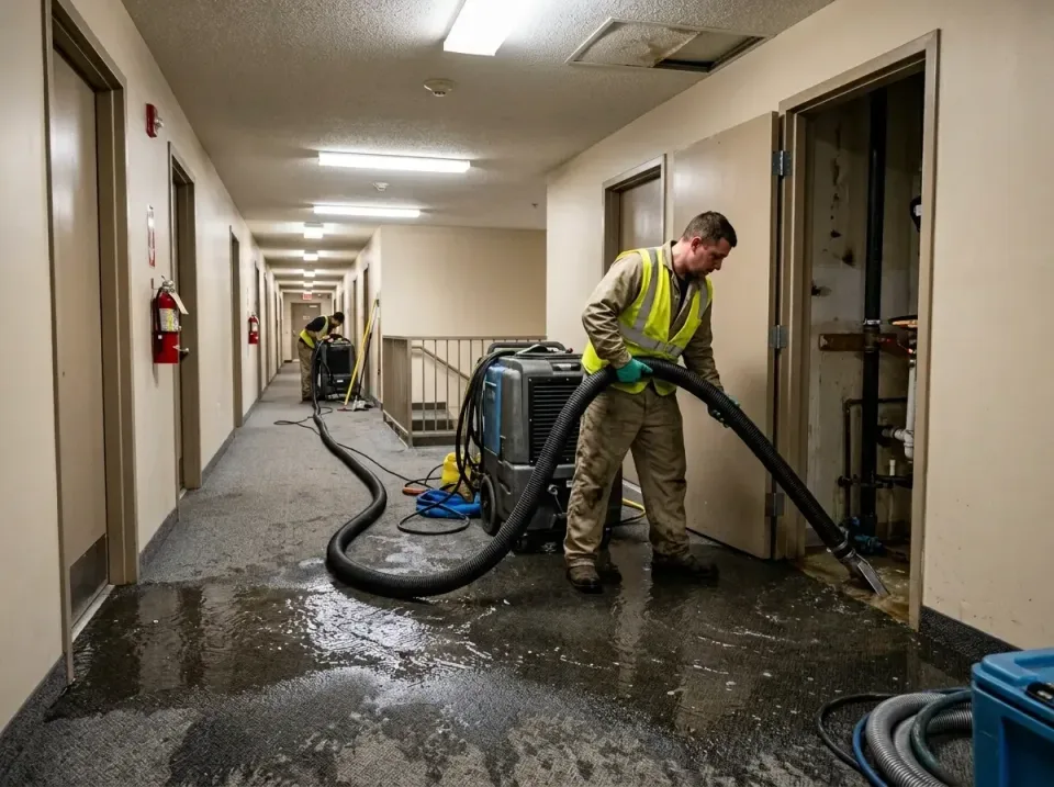 multi-unit-apartment-hallway-f-005 — frequently asked questions, Emergency Burst Pipe Water Extraction & Removal in South Or…
